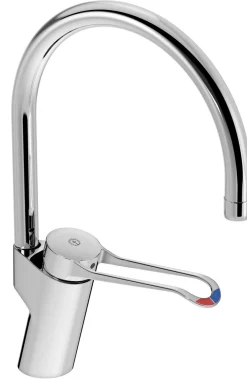 Keittiöhana Gustavsberg Nautic Care, korkea malli, pitkä kahva, lyijytön, energialuokka A, kromi
