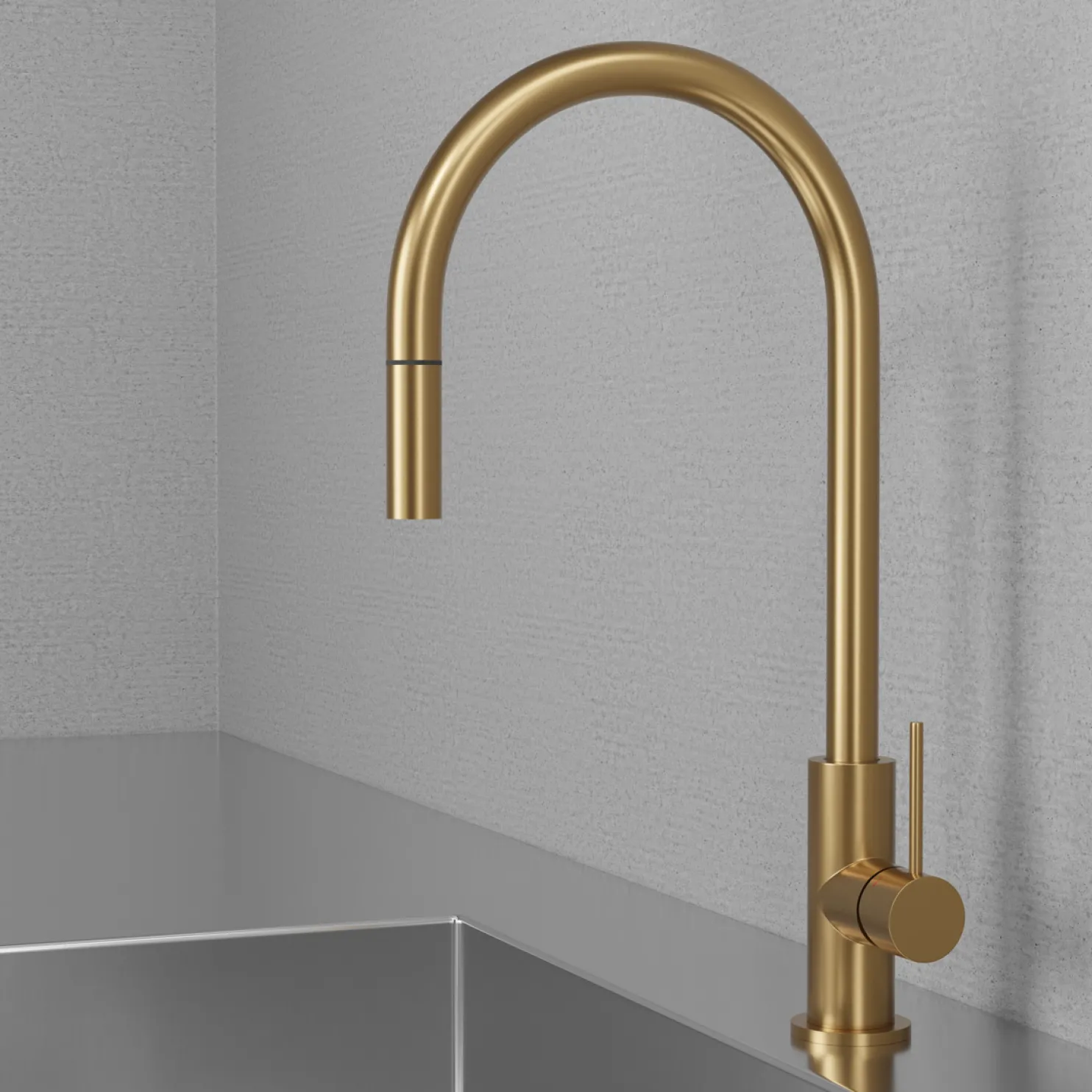 Keittiöhana Scandtap Steel Accent Sand