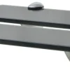 Kelluvat hyllyt, 2 kpl, lasi, 30x10 cm, 8 mm, musta