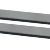Kelluvat hyllyt, 2 kpl, lasi, 90x10 cm, 8 mm, musta
