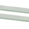 Kelluvat hyllyt, lasi, 90x20 cm, 8 mm, 2 kpl