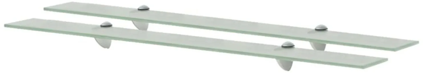 Kelluvat hyllyt, lasi, 90x20 cm, 8 mm, 2 kpl