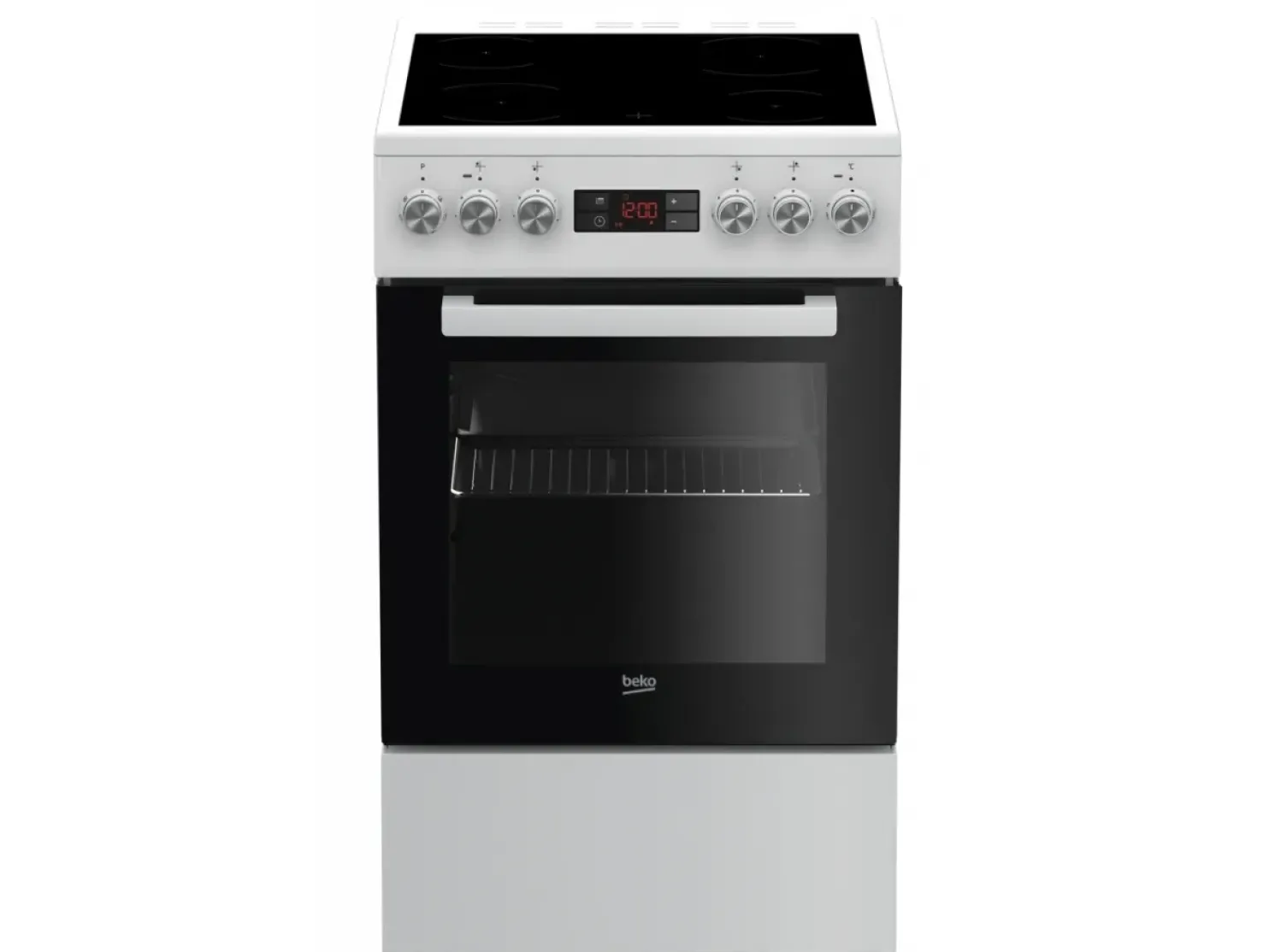 Keraaminen liesi Beko FSM57300GW, 50cm, valkoinen