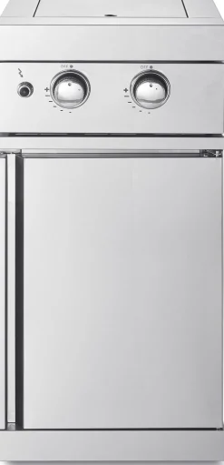 Kesäkeittiön kahden sivupolttimen moduuli Myoutdoorkitchen Stainless Collection