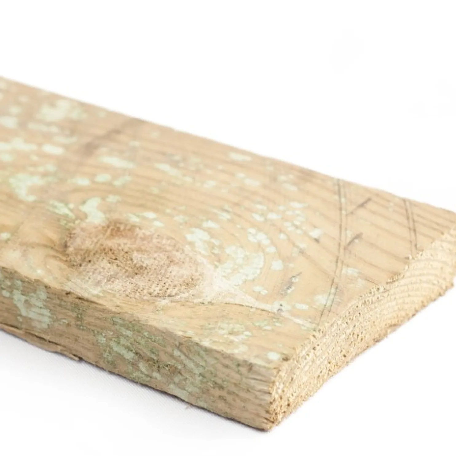 Kestopuu Oiva sahattu 19x100 mm C vihreä