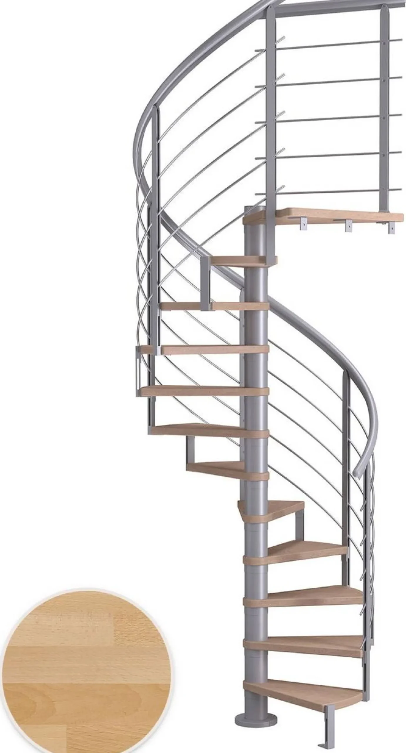 Kierreportaat Dolle Montreal, Design-kaide, öljytty pyökki, eri värejä ja kokoja