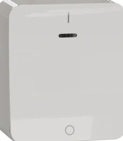 2K-kontrollikytkin Exxact pinta-asennus valkoinen