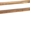 Konsolipöytä, 150x30x75 cm, täysi akaasiapuu