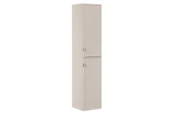 Korkea kaappi Interia Bredvik, 2-ovella, 35x33x170 cm, beige