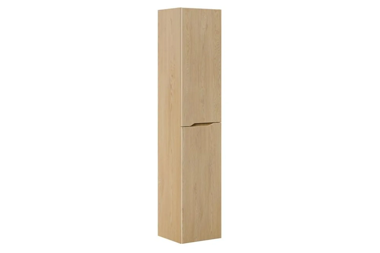 Korkea kaappi Interia Scandic, 350x335x1700mm, 2-ovella, tammi