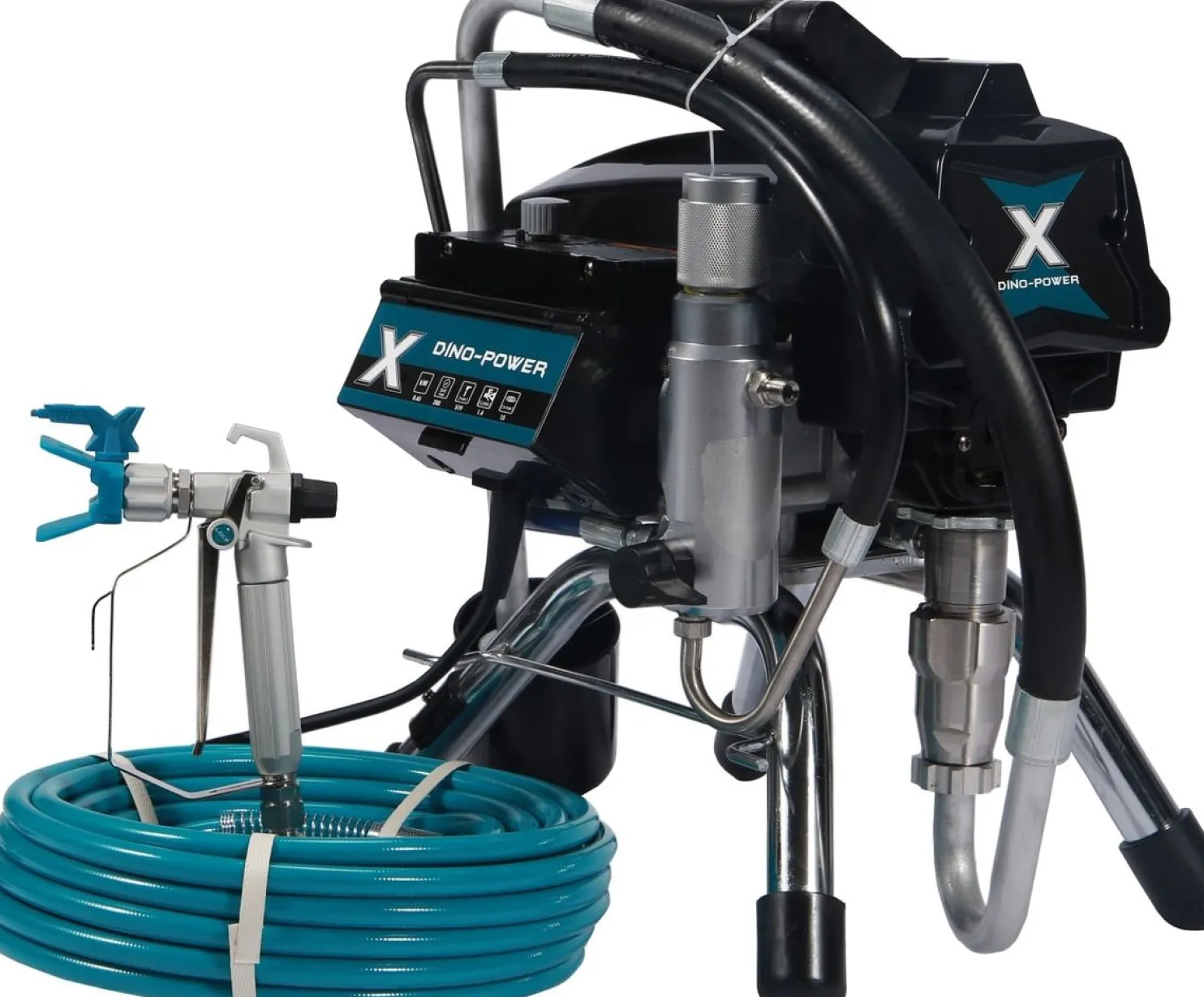 Korkeapainemaaliruisku Dino-Power Pro X24, 1300W, 2.4 litraa/min