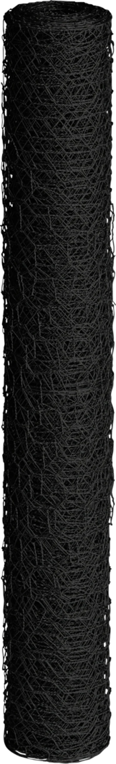 Kudottu verkko Hortus 25x750mm 0,7mm 10m musta