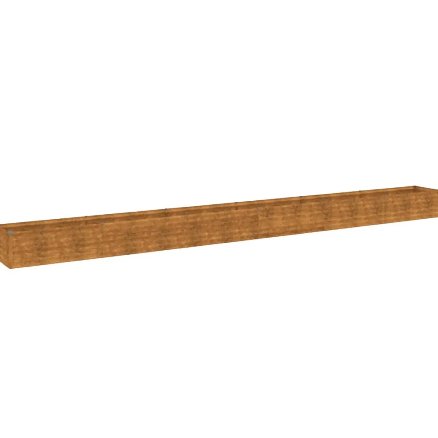 Kukkalaatikko korotettu, Corten teräs, eri kokoja (13587)