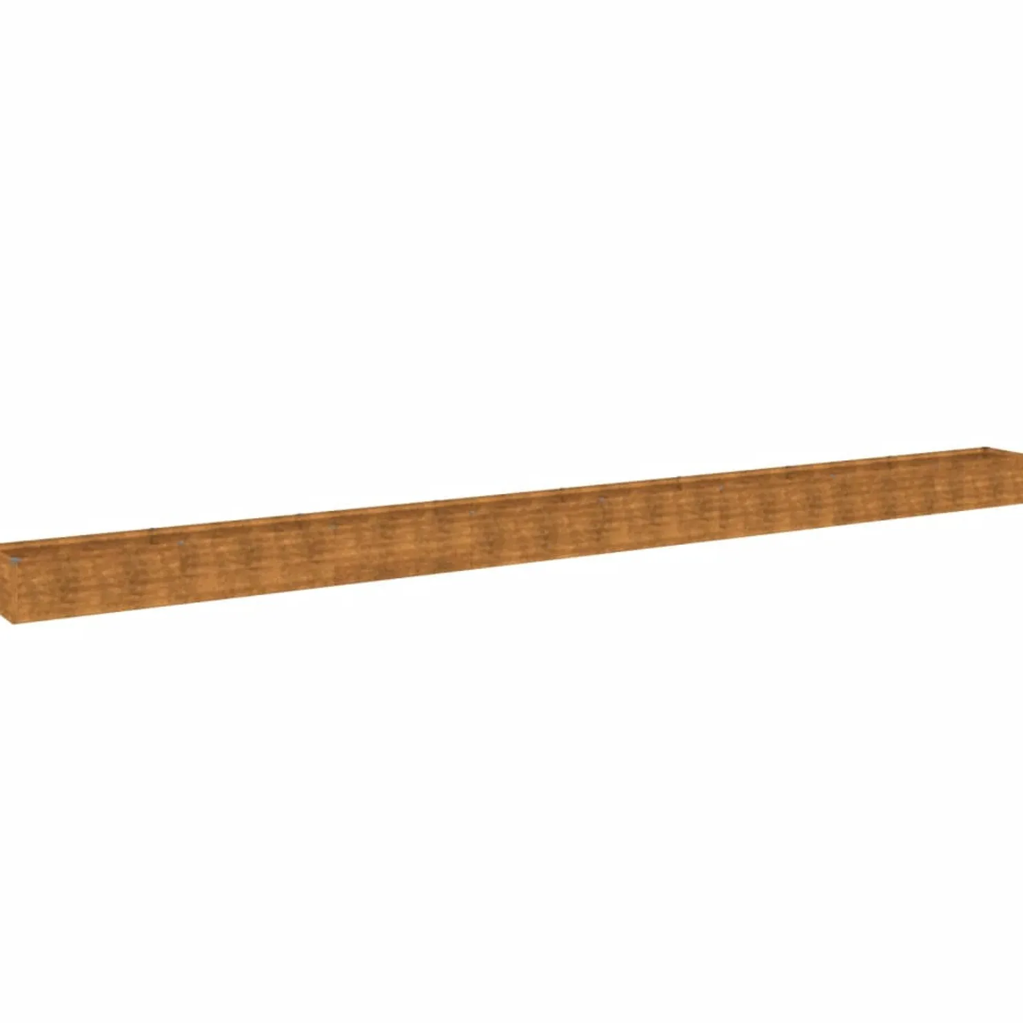 Kukkalaatikko korotettu, Corten teräs, eri kokoja (13587)