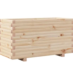 Kukkalaatikko puutarhaan 90x40x49,5 cm täysi mänty (47373)