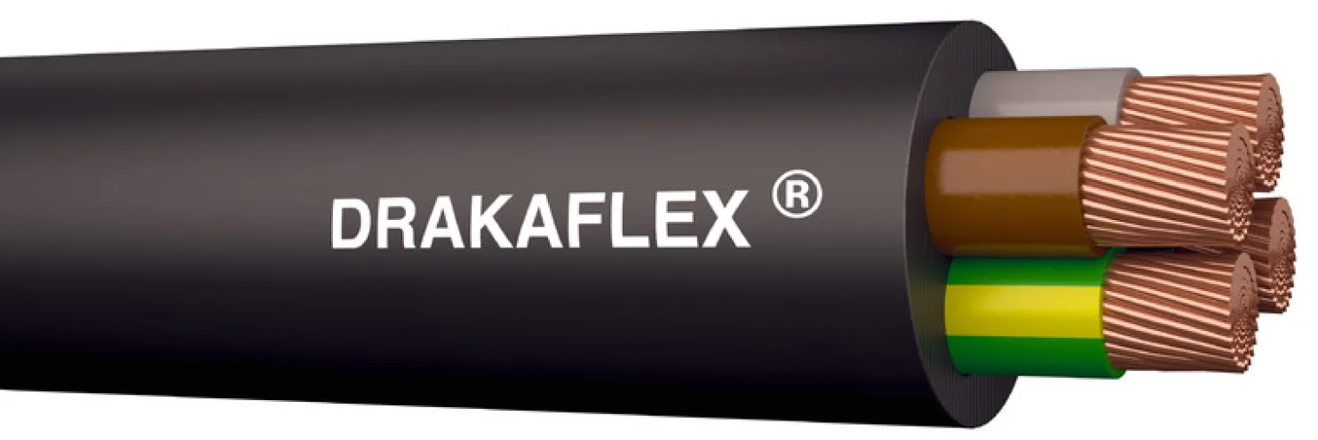 Kumikaapeli Draka DRAKAFLEX H07RN-F 4x1,5