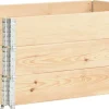 Kuormalavan reunukset 3 kpl 80x120 cm täysi mänty