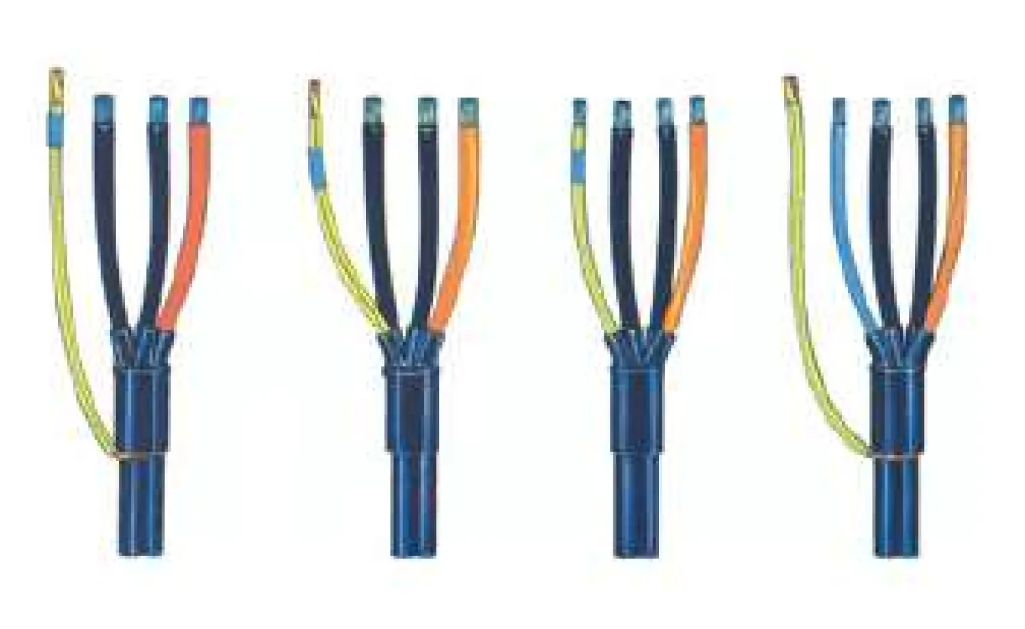 Kutistepääte 1kV 4-sorminen XVK 1435 6-35 mm²