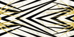 Kuviolaatta Pukkila Lush Palm Calacatta oro kiillotettu sileä 594x1190 mm
