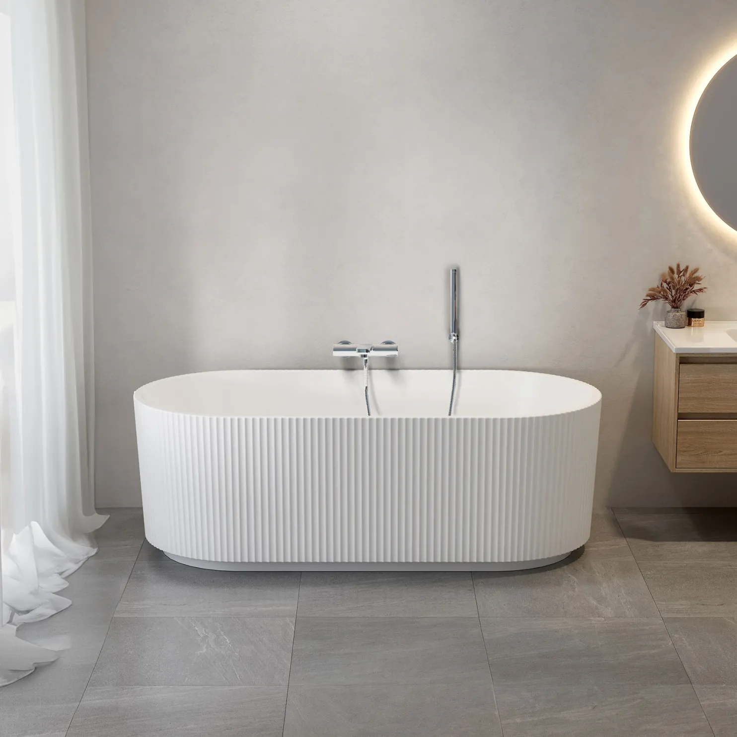 Kylpyamme Bathlife Elegans, 1500x750 mm, akryyli, eri värejä
