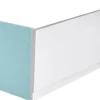 Kylpyammeen etulevy Interia Nika, 1200-1500x520mm, oikea, eri kokoja
