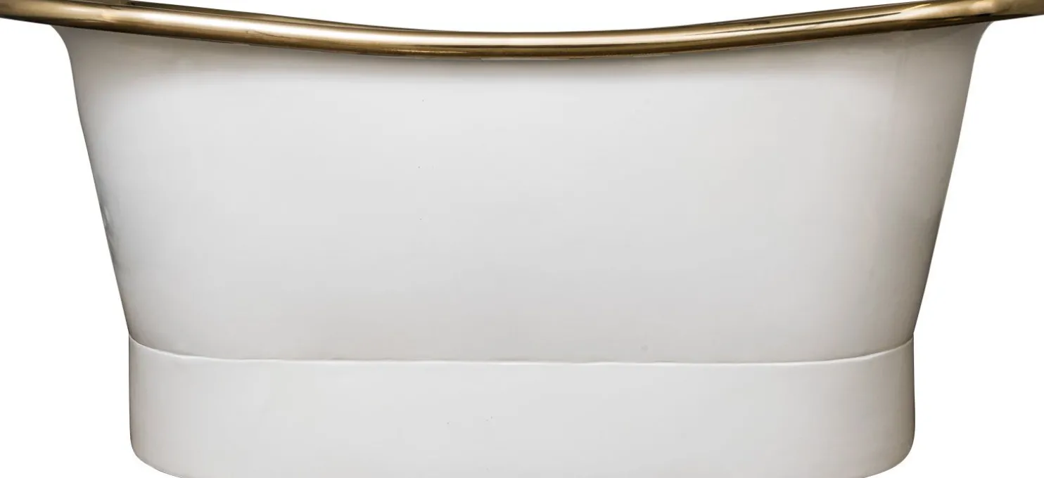 Kylpyamme GemLook Thaleia 270 l 170x70x72 cm kupari valkoinen
