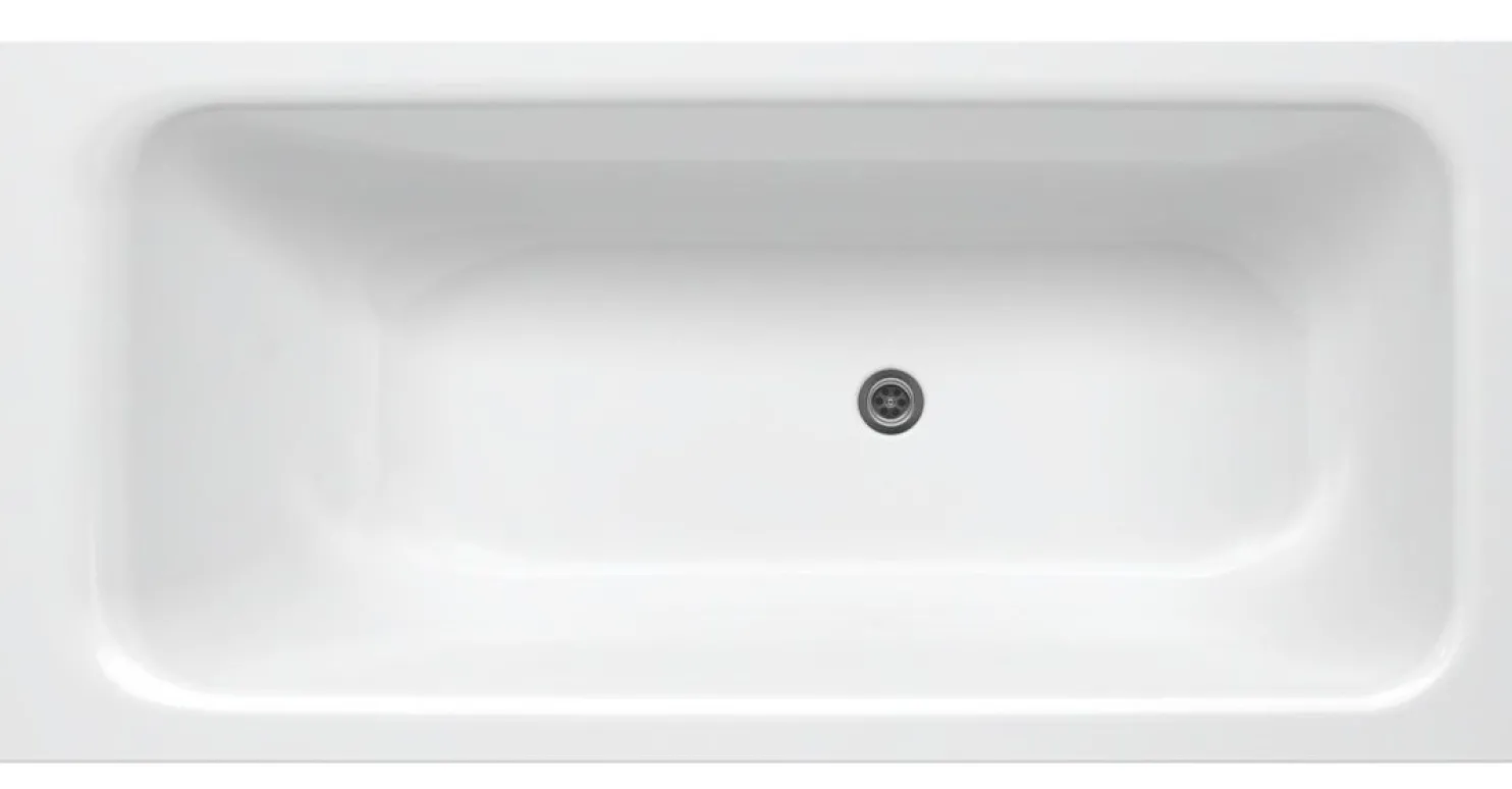 Kylpyamme Gustavsberg, 1500 x 700 mm, ilman kehikkoa, vakiopinta, aukot kahdelle kädensijalle, valkoinen