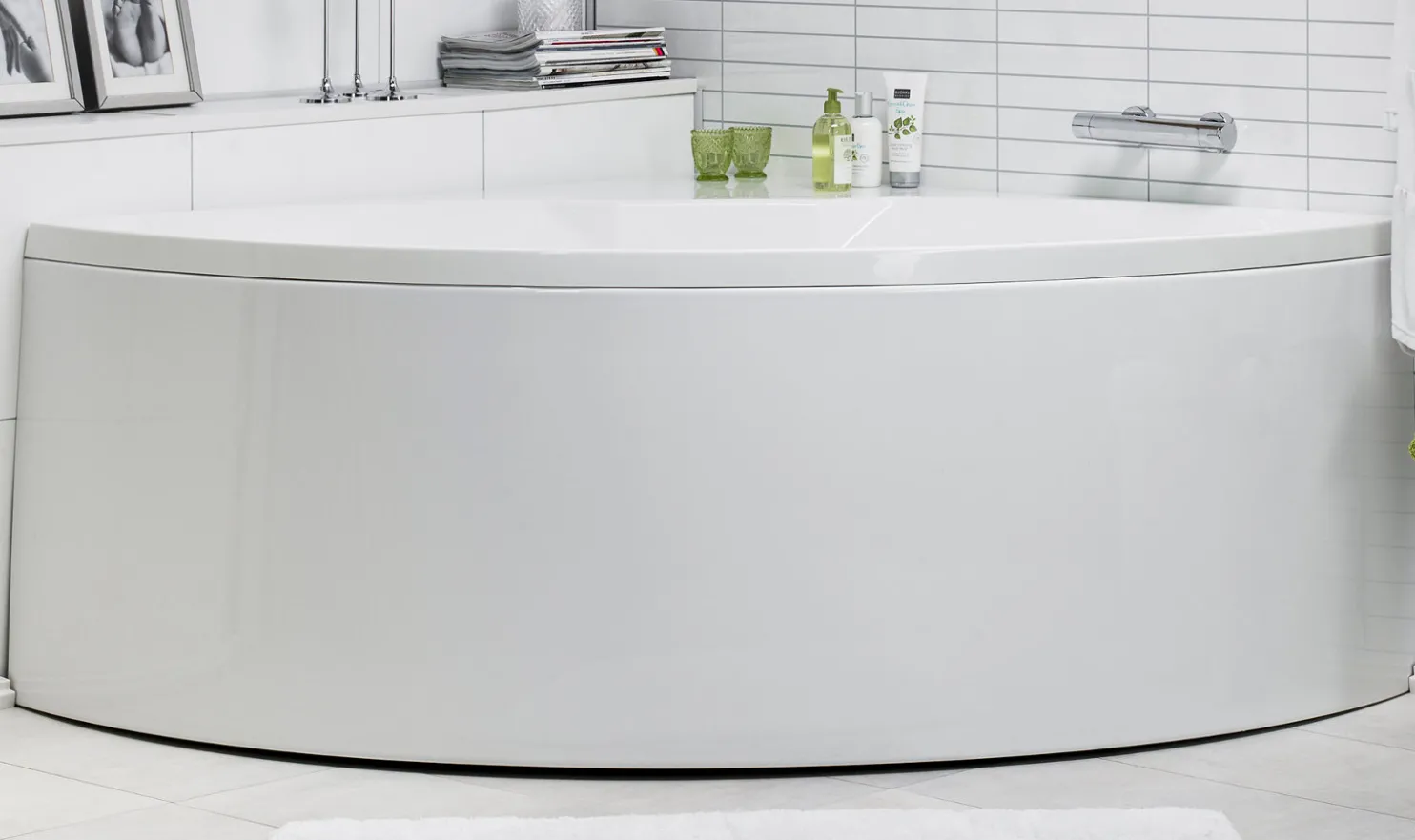 Kylpyamme Noro Round 140 1400x1400x675 mm akryyli valkoinen