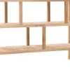 Kylpyhuoneen hylly täysi pähkinäpuu 100x40x65 cm