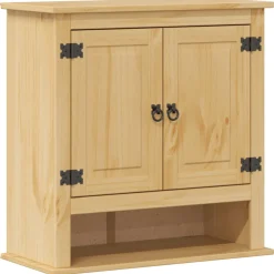 Kylpyhuoneen kaappi Corona 70x33x71,5 cm täysi mänty (13406)