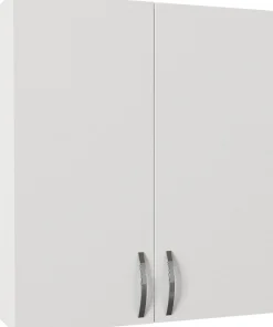 Kylpyhuoneen kaappi Linento Furniture Benito, 70x80cm, valkoinen