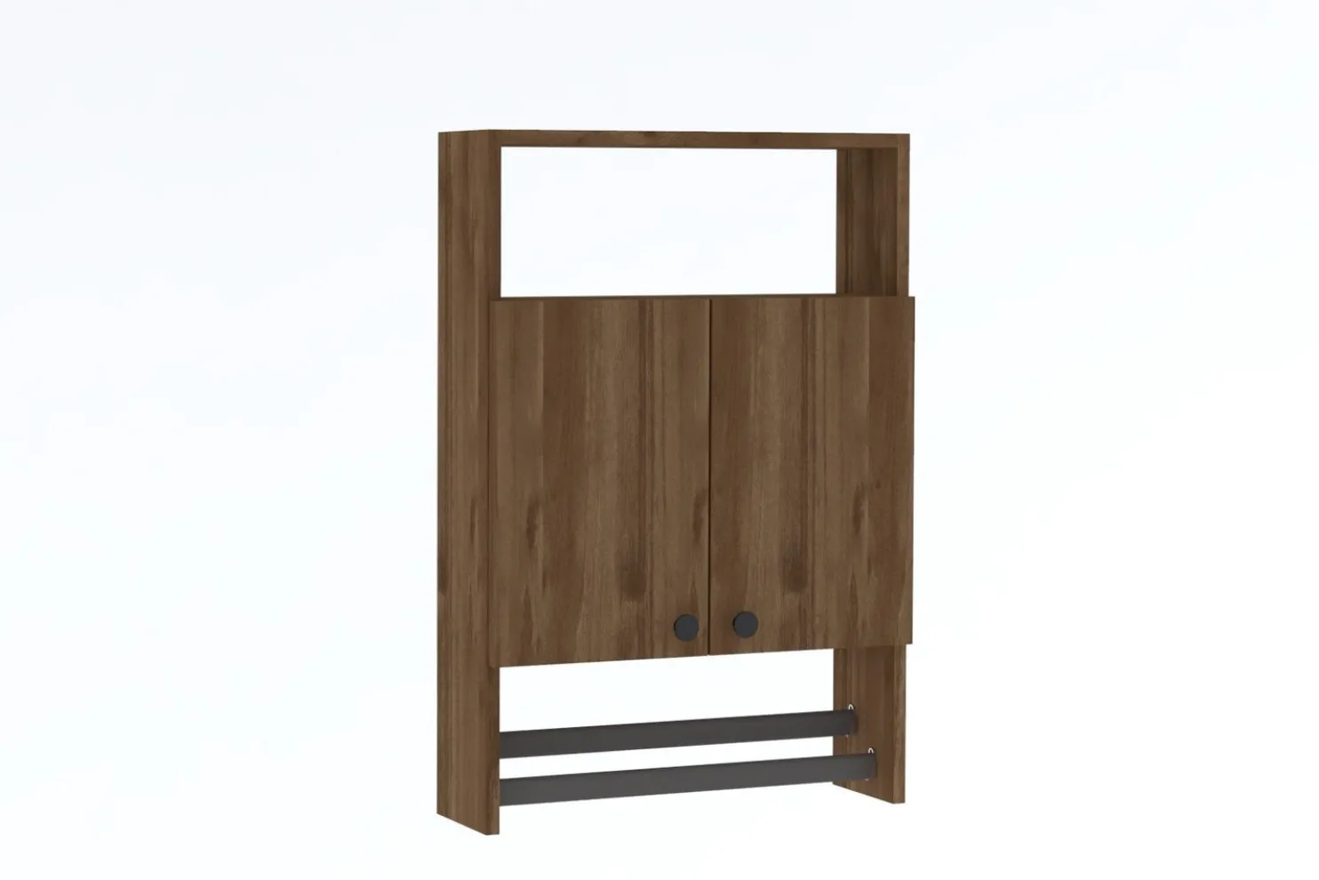 Kylpyhuoneen kaappi Linento Furniture Ela, 60x87cm, pyyhetangoilla