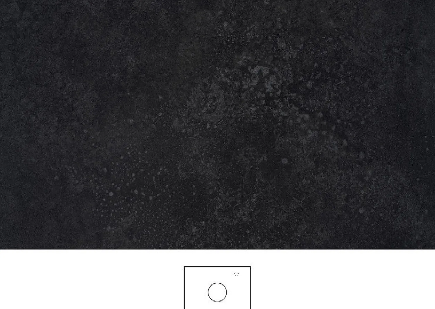 Kylpyhuoneen pöytätaso Svedbergs Poem Grafit, keskitetty, graniittikeramiikka, eri vaihtoehtoja