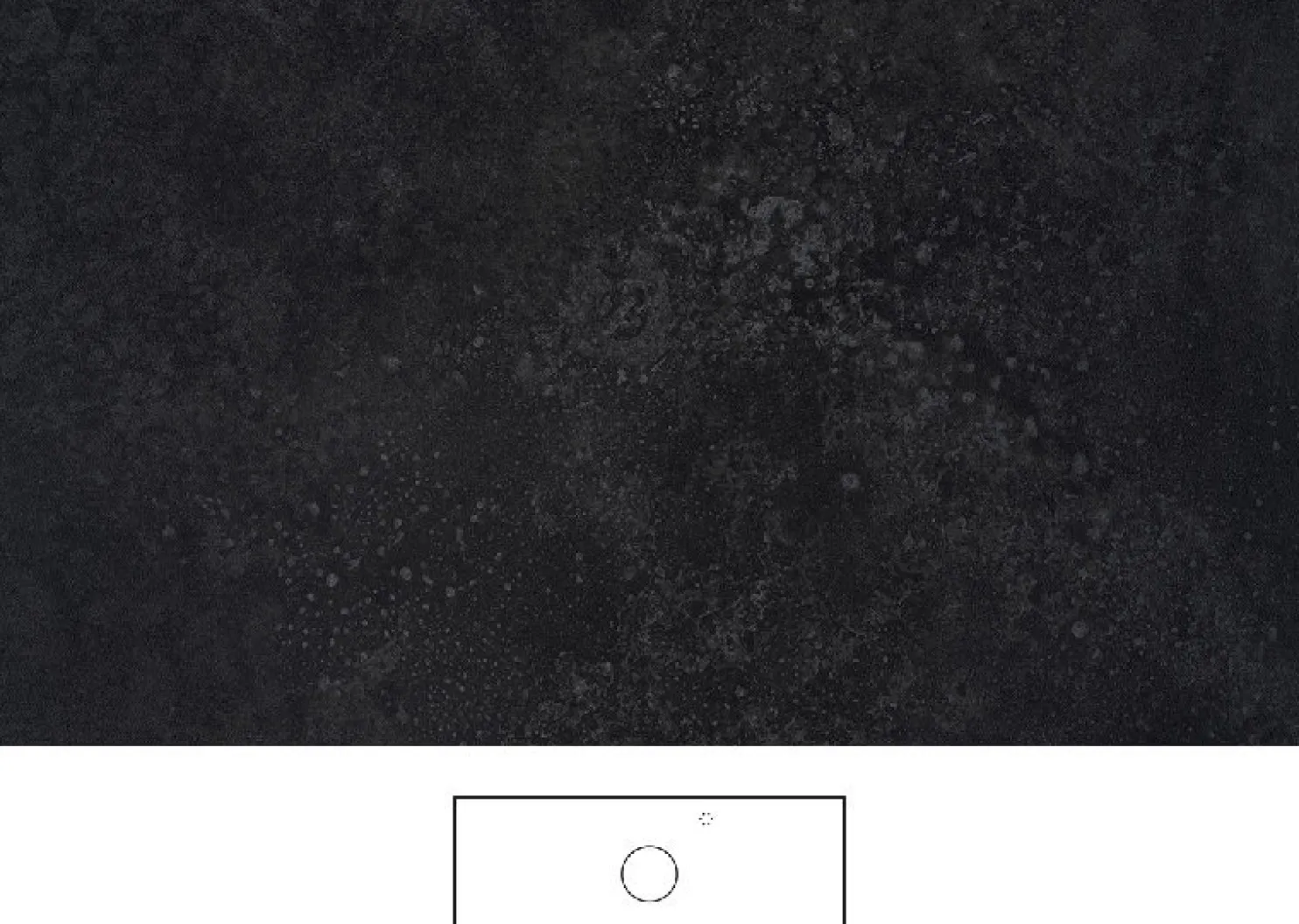 Kylpyhuoneen pöytätaso Svedbergs Poem Grafit, keskitetty, graniittikeramiikka, eri vaihtoehtoja