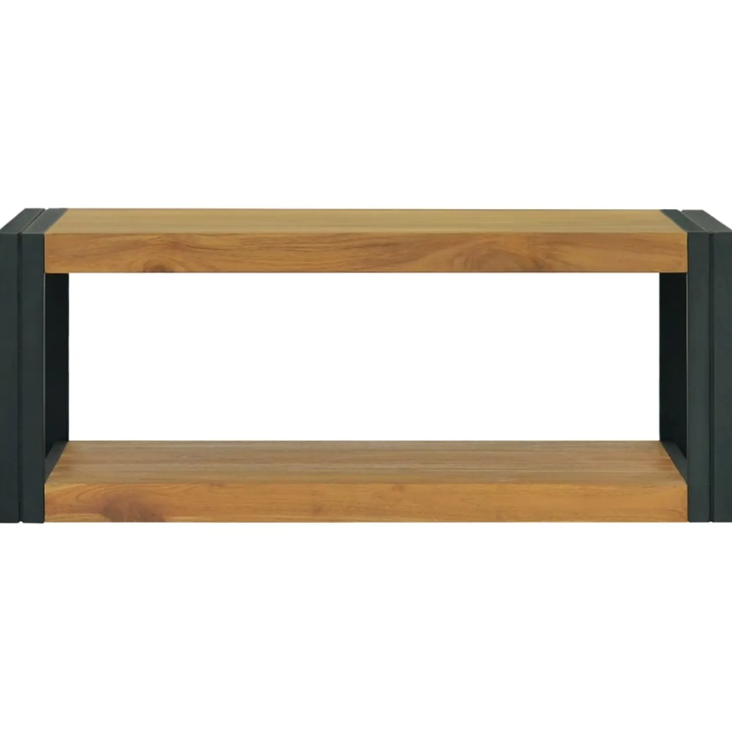 Kylpyhuoneen Seinäkaappi 90x45x35 cm täysi tiikki (38231)