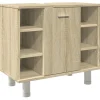 Kylpyhuonekaappi Sonoma-tammi 60x32x53,5 cm lastulevy (56142)