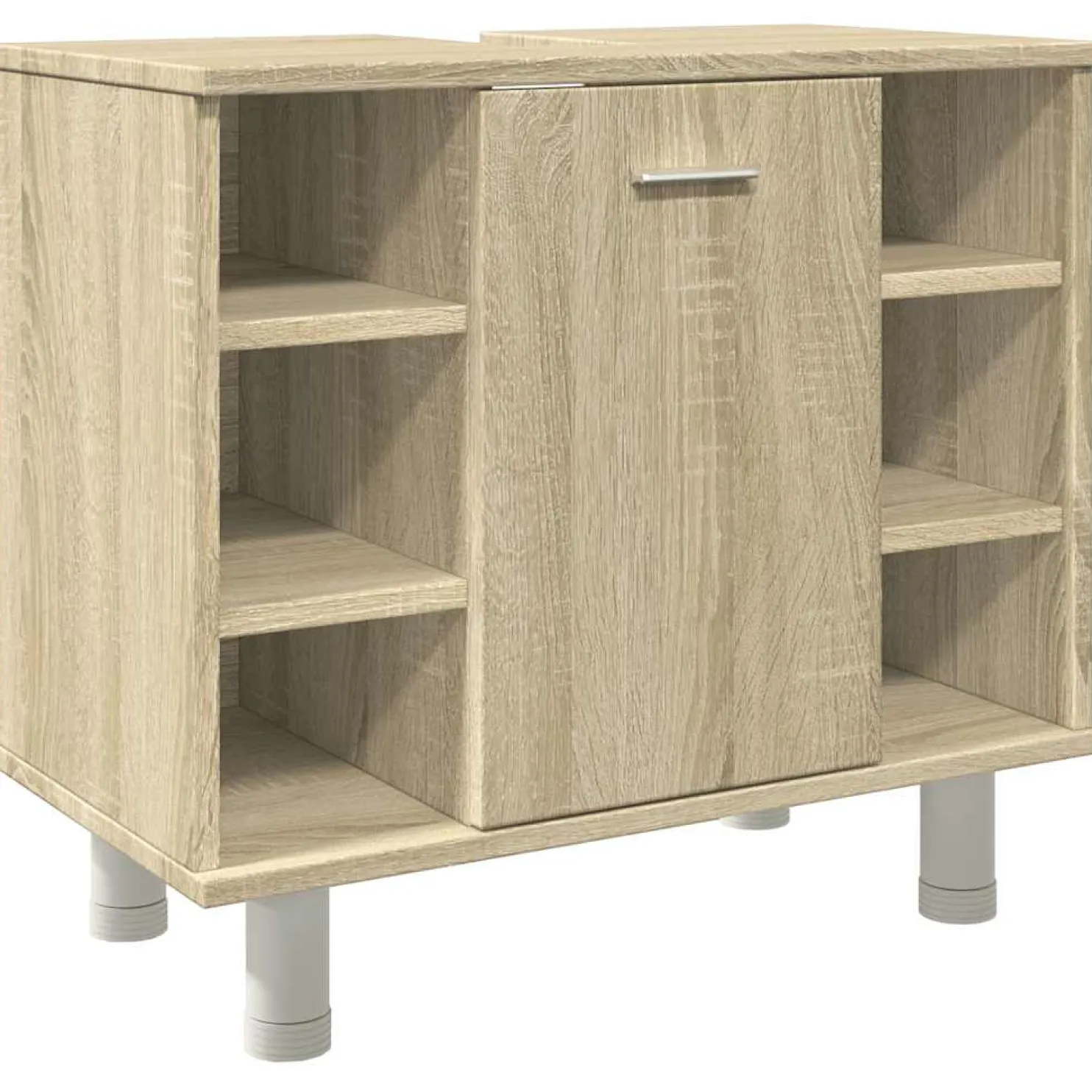 Kylpyhuonekaappi Sonoma-tammi 60x32x53,5 cm lastulevy (56142)