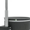 Kylpytynnyri Kirami Comfort Family L Cube, 6-8 hlöä, EP NightBlack/LightGray