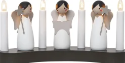 Kynttelikkö Star Trading Angel Choir, 31x8x15cm, valkoinen