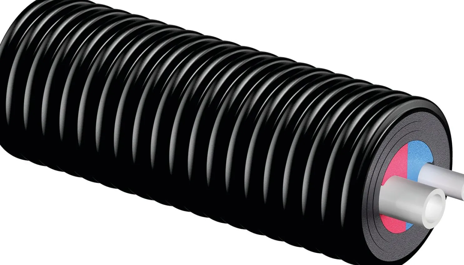 Käyttövesiputki Uponor Ecoflex Aqua Twin 40x5.5-32x4.4/175 mm