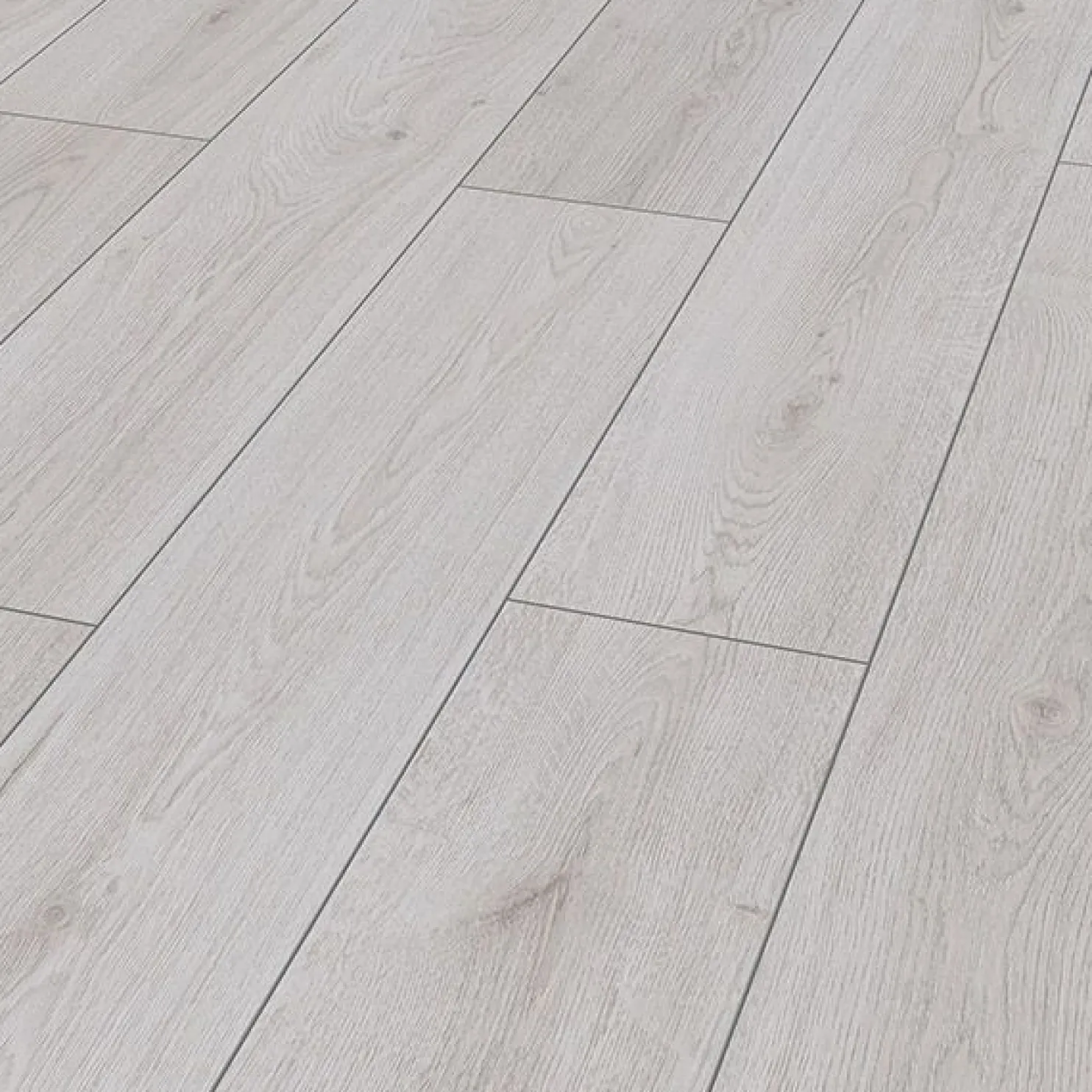 Laminaatti Lektar Indoor 32 Tammilankku, luonnonvalkoinen, 4-viiste