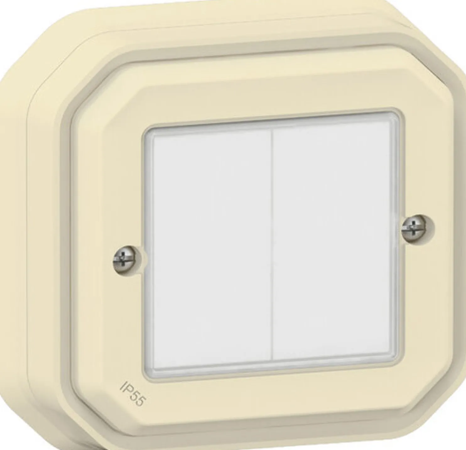 Langaton kaksoiskytkin Legrand Plexo with Netatmo IP55 pinta, paristoton