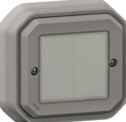 Langaton kaksoiskytkin Legrand Plexo with Netatmo IP55 pinta, paristoton