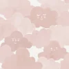 Lastenhuoneen tapetti Rebel Walls Happy Clouds Pink, pilvi, vaaleanpunainen