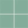 Lattialaatta Pukkila Color Sea Green, himmeä, sileä, 97x97mm