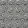 Lattialaatta Pukkila Natura Speckled White himmeä struktuuri pyörönasta 96x96 mm