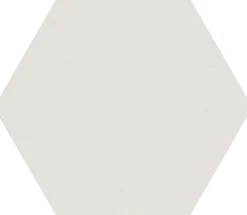 Lattialaatta Pukkila Natura 6-kulmainen Valkoinen himmeä sileä 115x100 mm