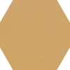 Lattialaatta Pukkila Natura 6-kulmainen Okrankeltainen himmeä sileä 115x100 mm