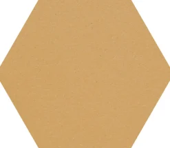 Lattialaatta Pukkila Natura 6-kulmainen Okrankeltainen himmeä sileä 115x100 mm