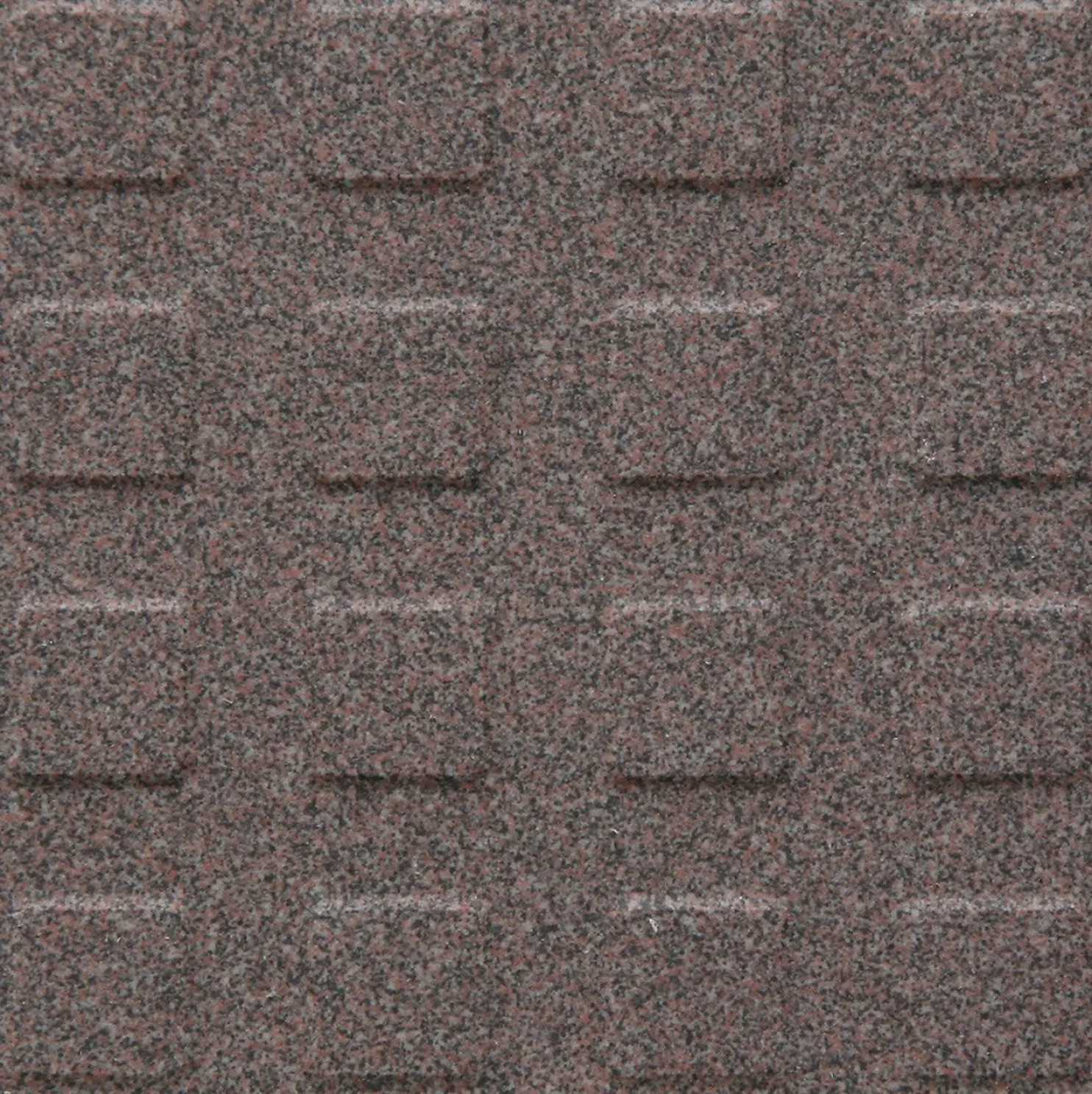 Lattialaatta Pukkila Natura Granite Burgundy himmeä struktuuri neliönasta 96x96 mm